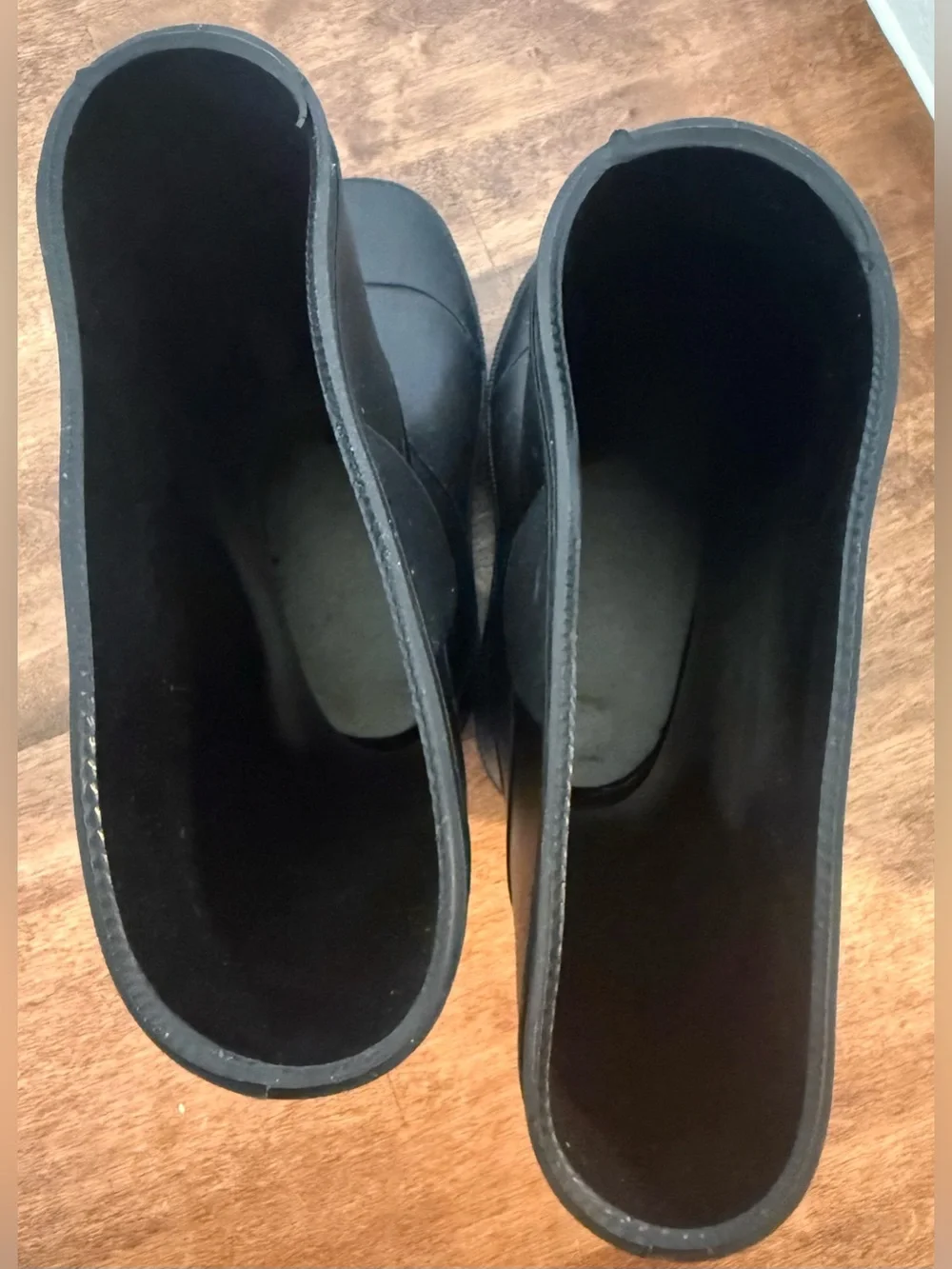 Weather Step by Tiniboy Black Toddler Size 8 Rain Boots
